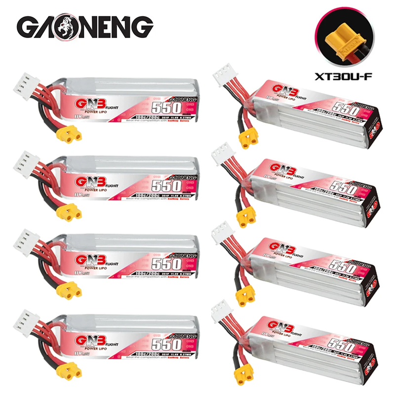 Drone Battery Plate - GNB HV 11.4V 550MAh 100C/200C Baterai