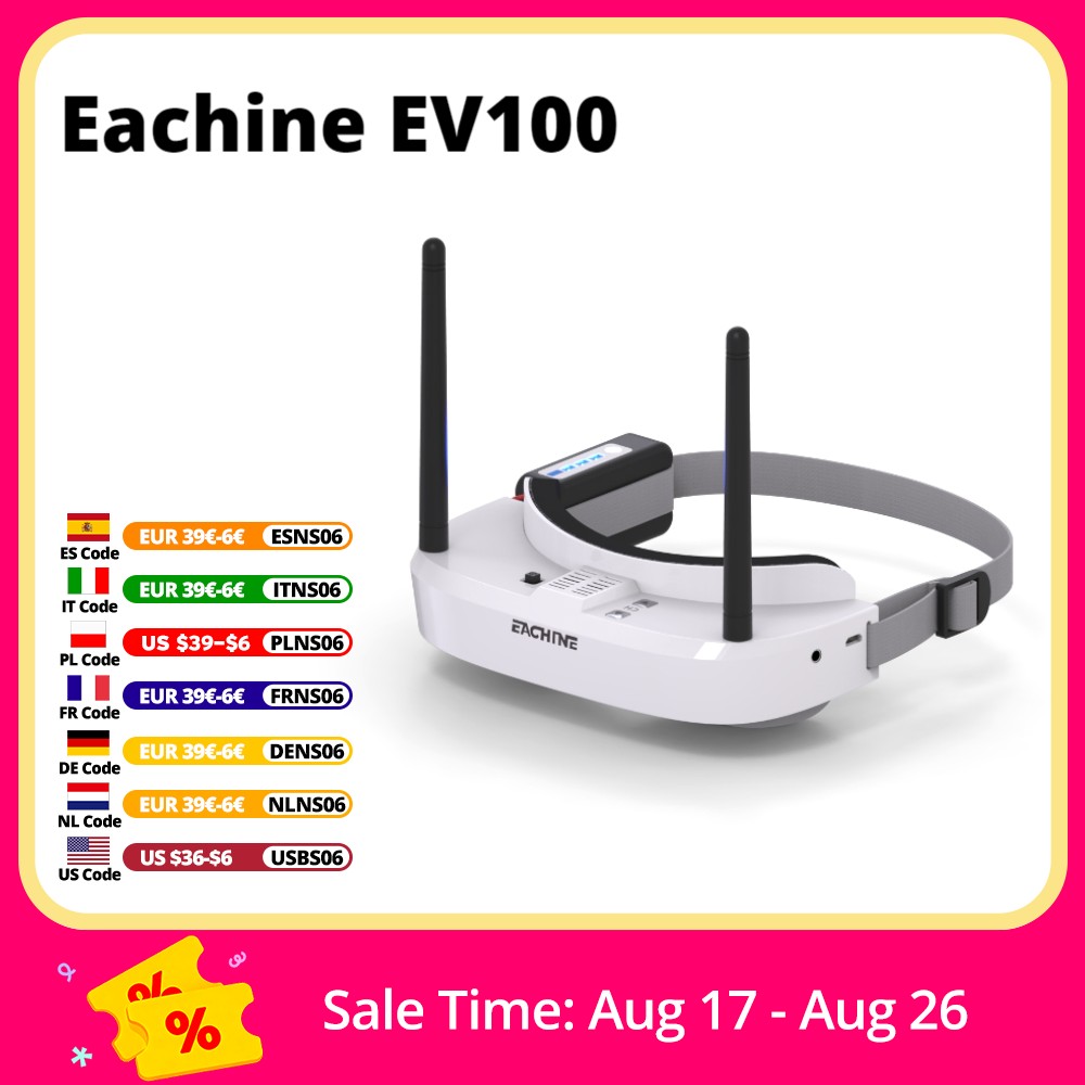 Drone Battery Case - Eachine kacamata FPV EV100, casing baterai