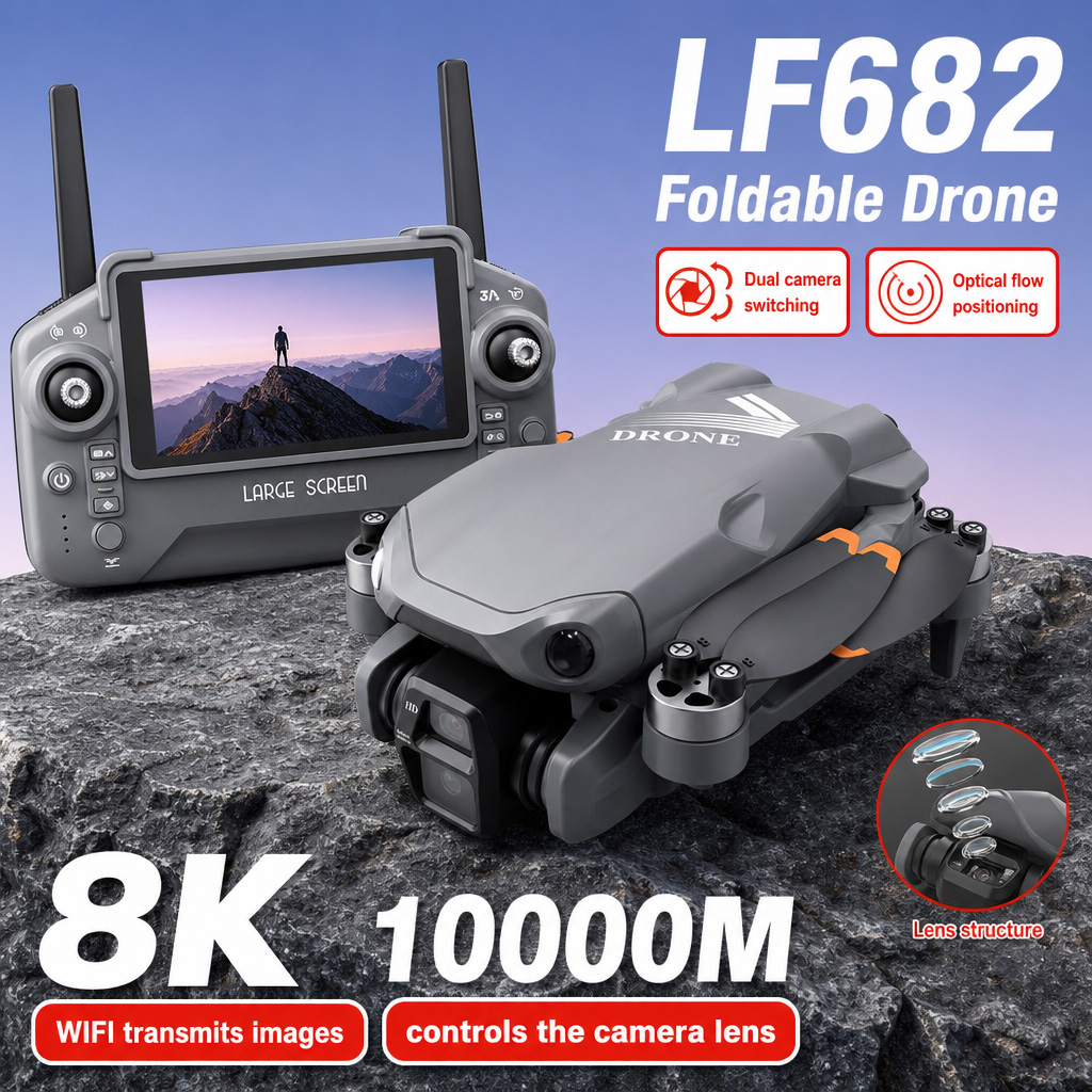 Drone Battery Case - Foto Udara Drone LF682 8K HD