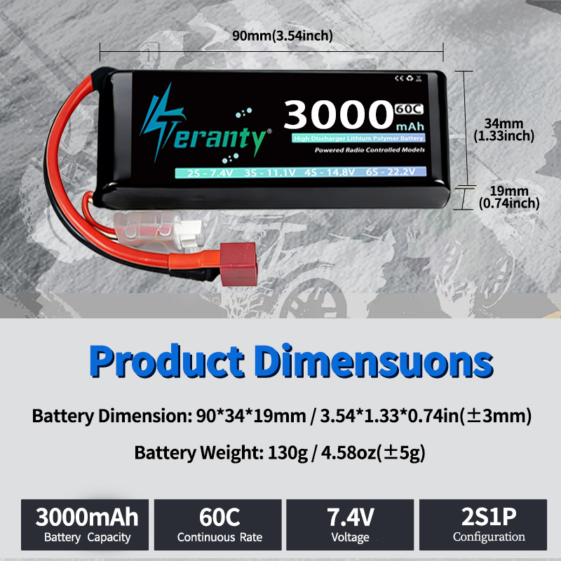 TERANTY 2S 3000mAh Baterai Lip - Drone Battery Plate ulasan dan harga
