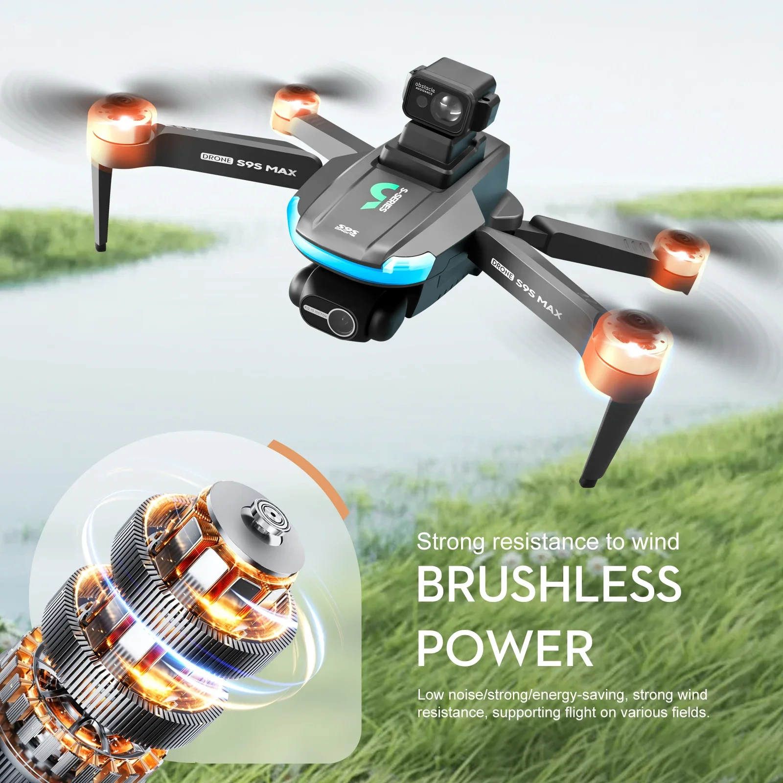 Drone MINI S9S MAX Baru 4K 2 S - Drone Battery Case ulasan dan harga