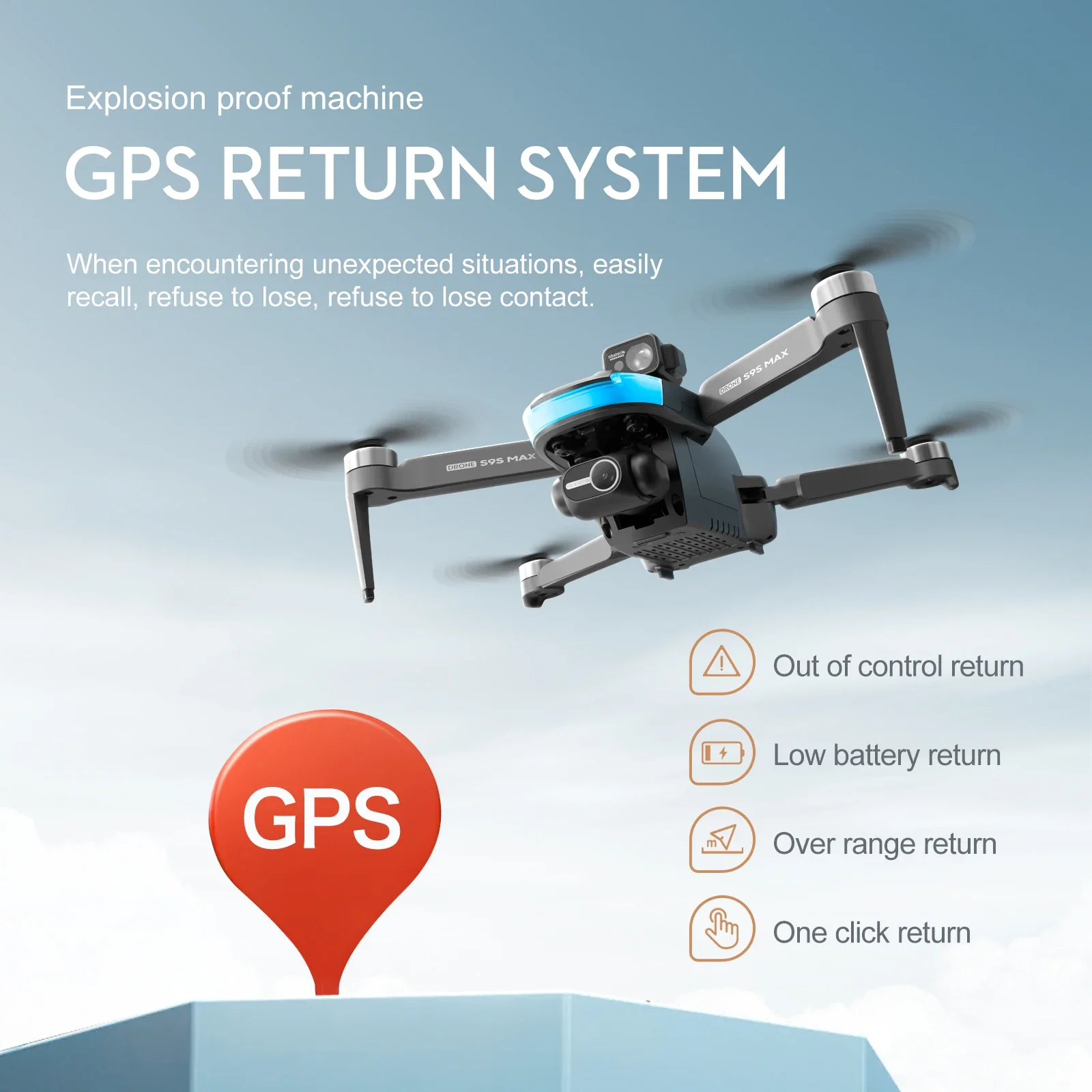 Drone MINI S9S MAX Baru 4K 2 S - Drone Battery Case ulasan dan harga