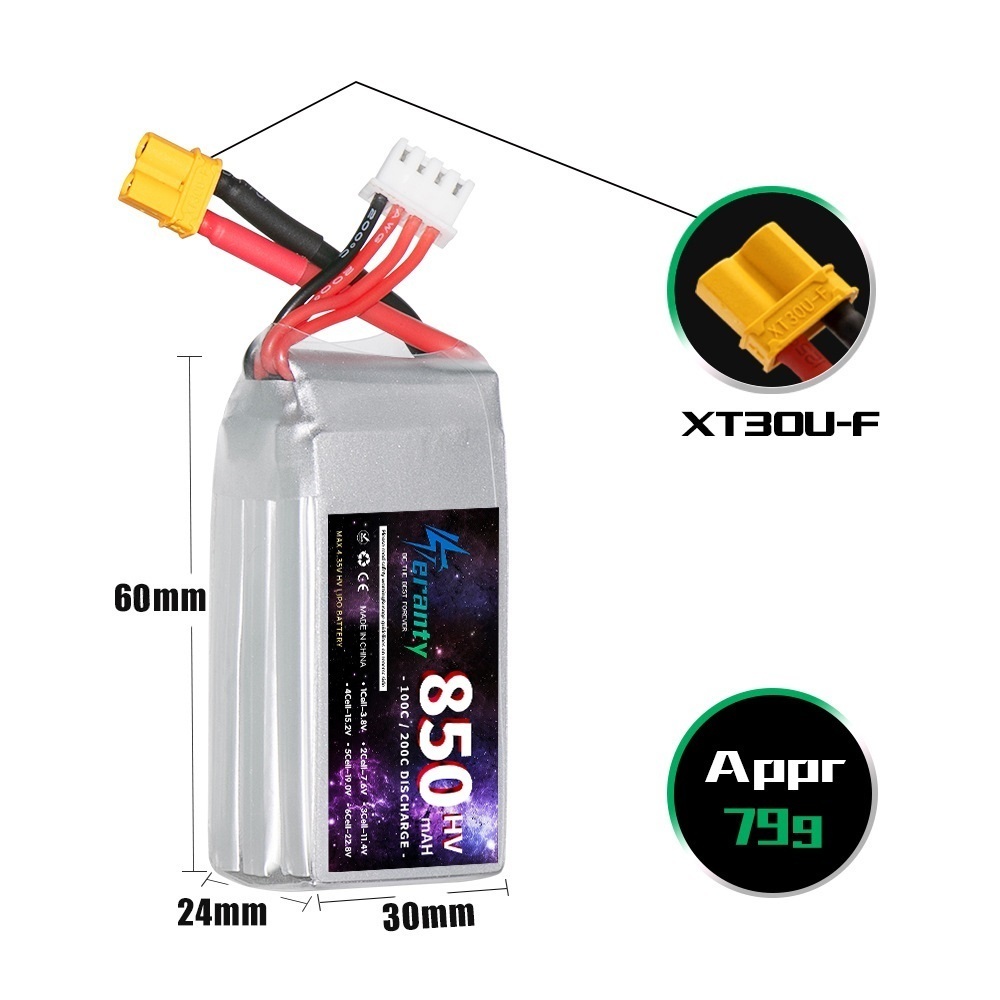 TERANTY 3S 11.4V baterai Lipo, - Drone Battery 3S ulasan dan harga